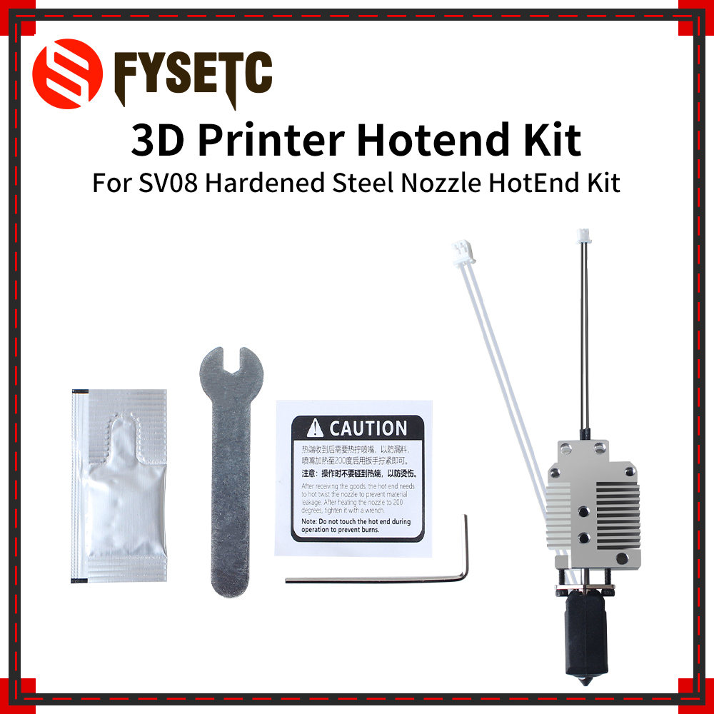Hotend 0.4Mm - For SV08 Upgraded Hardened Steel Nozzle