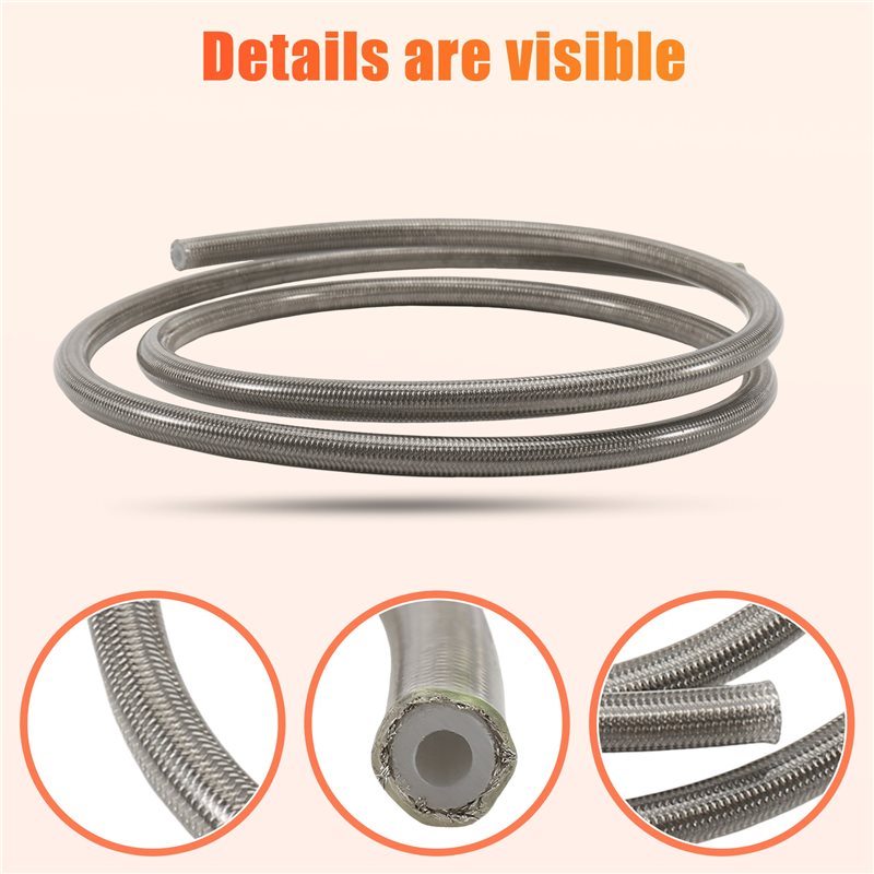 Motorcycle Brake Line Hose AN3 - Ptfe Tube recension och pris