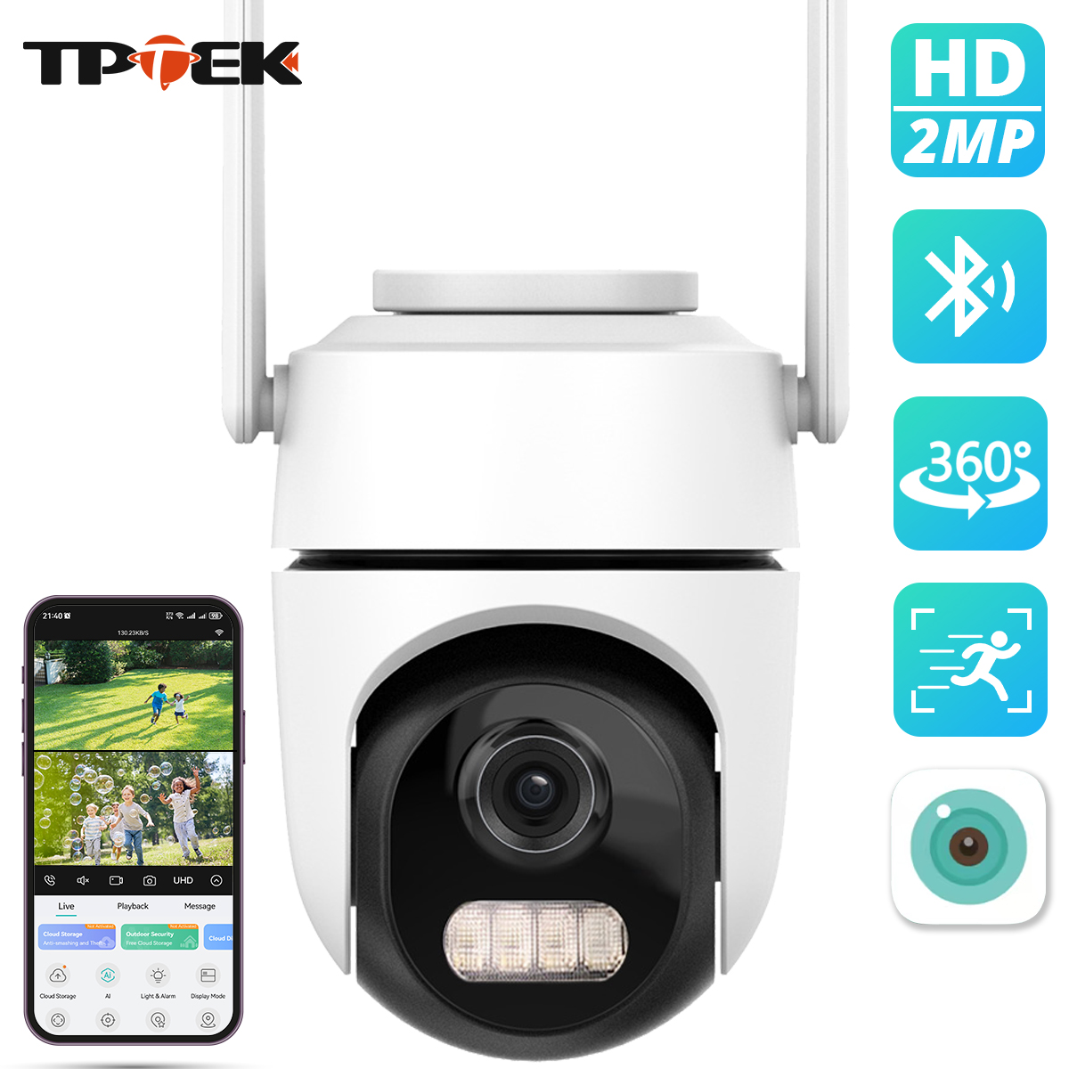 2MP 1080P WiFi PTZ Security Ca - Btt Skr Mini recension och pris