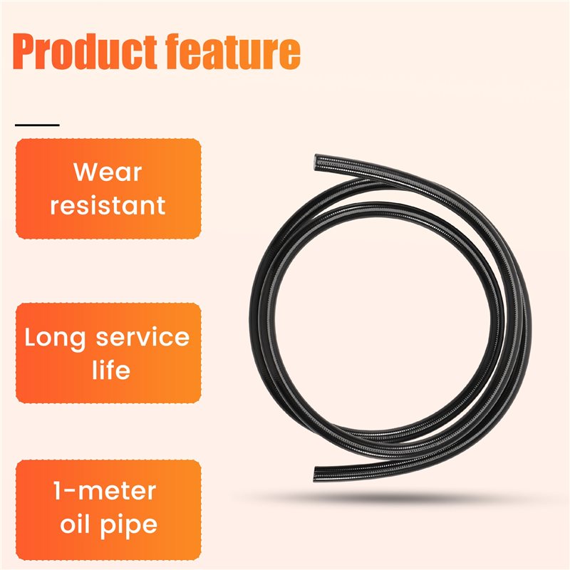 Motorcycle AN3 1M Braided Stai - Ptfe Tube recension och pris