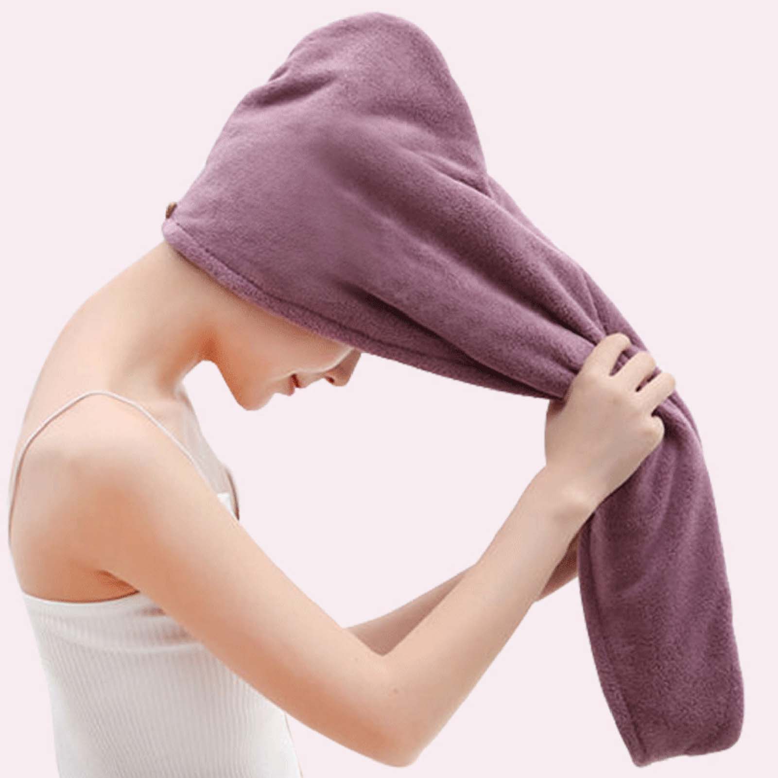 Coral Fleece Womens Hair Towel - Resin Vat recension och pris