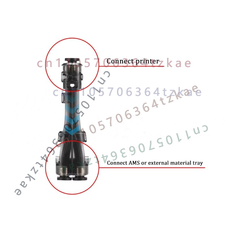 4-in-1 Filament Tube 5-way Ada - Ptfe Tube recension och pris