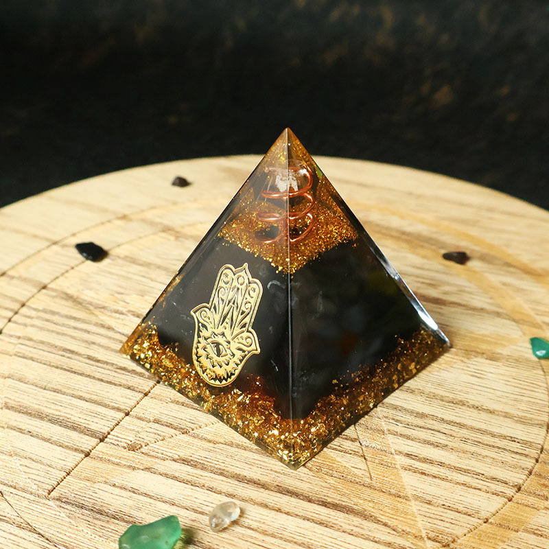 Hamsa Hand Resin Crystal Pyram - Resin recension och pris