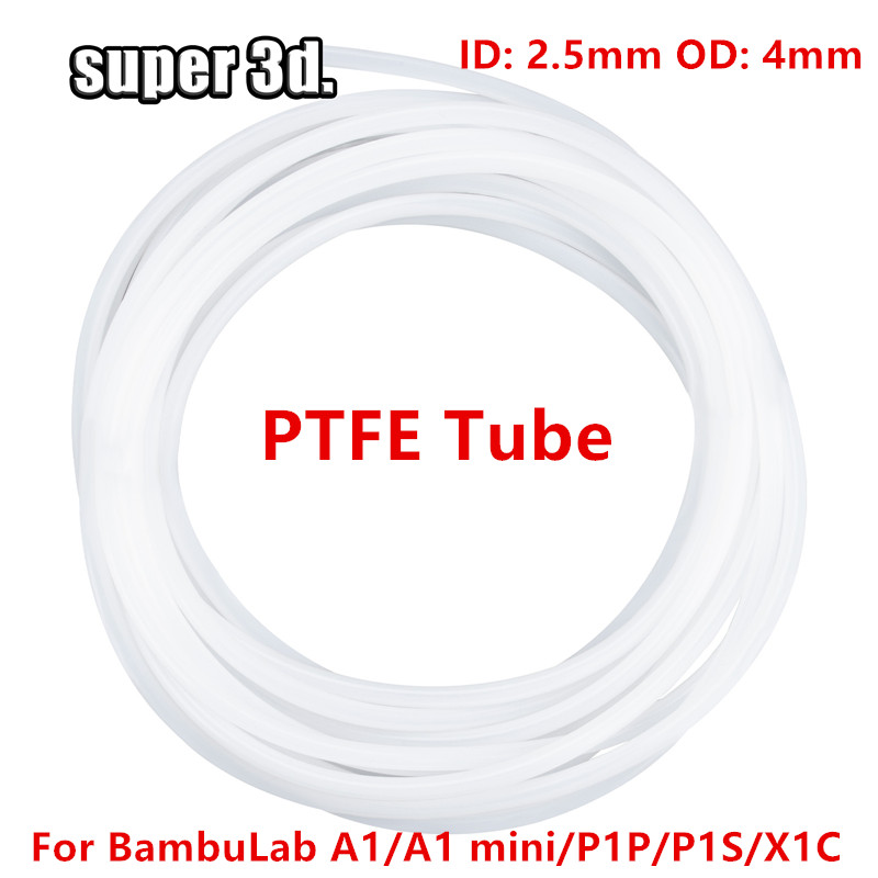 1/2/50M Bambu Lab PTFE Tube ID - Direct Drive Extruder recension och pris