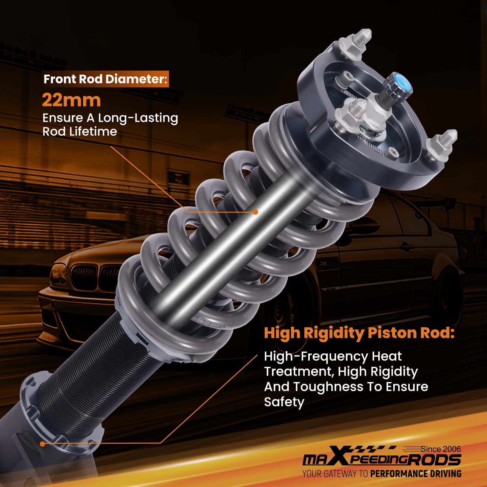 Coilover for Honda Civic 2006- - Fdm Printer recension och pris