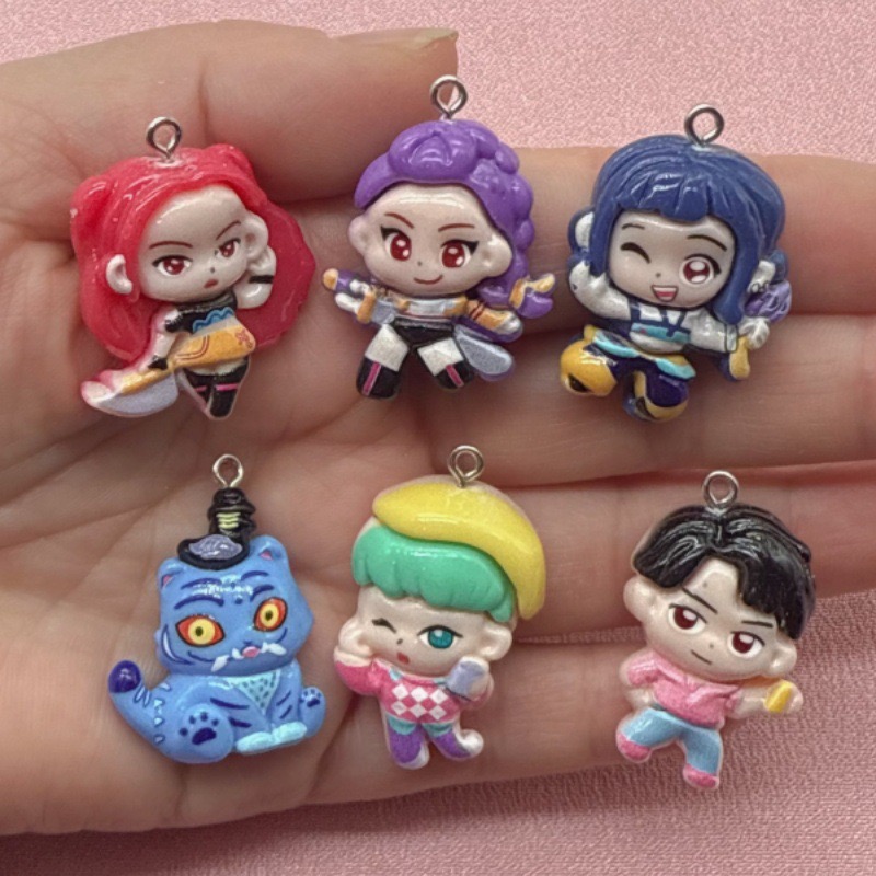 10pcs resin cartoon pendant, D - Resin recension och pris