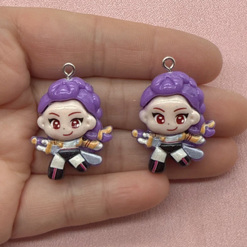 10pcs resin cartoon pendant, D - Resin recension och pris