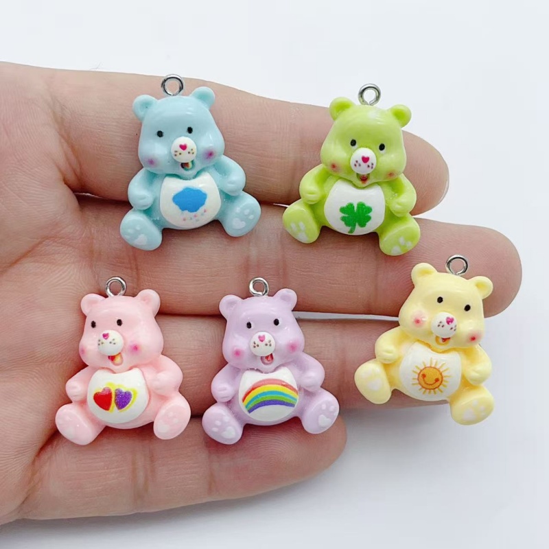 10pcs cartoon animal charm pen - Resin recension och pris