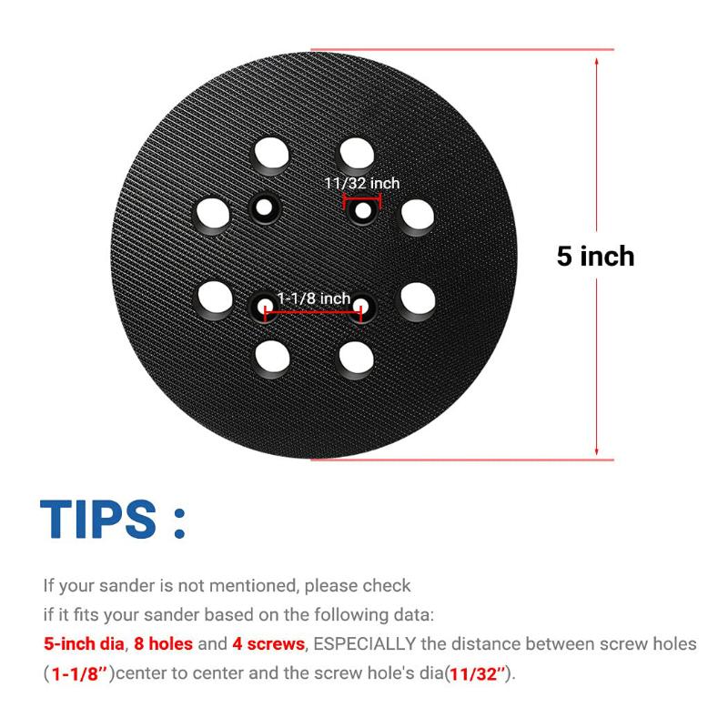 1Pcs Replacement Sanding Pad 5 - Extruder recension och pris