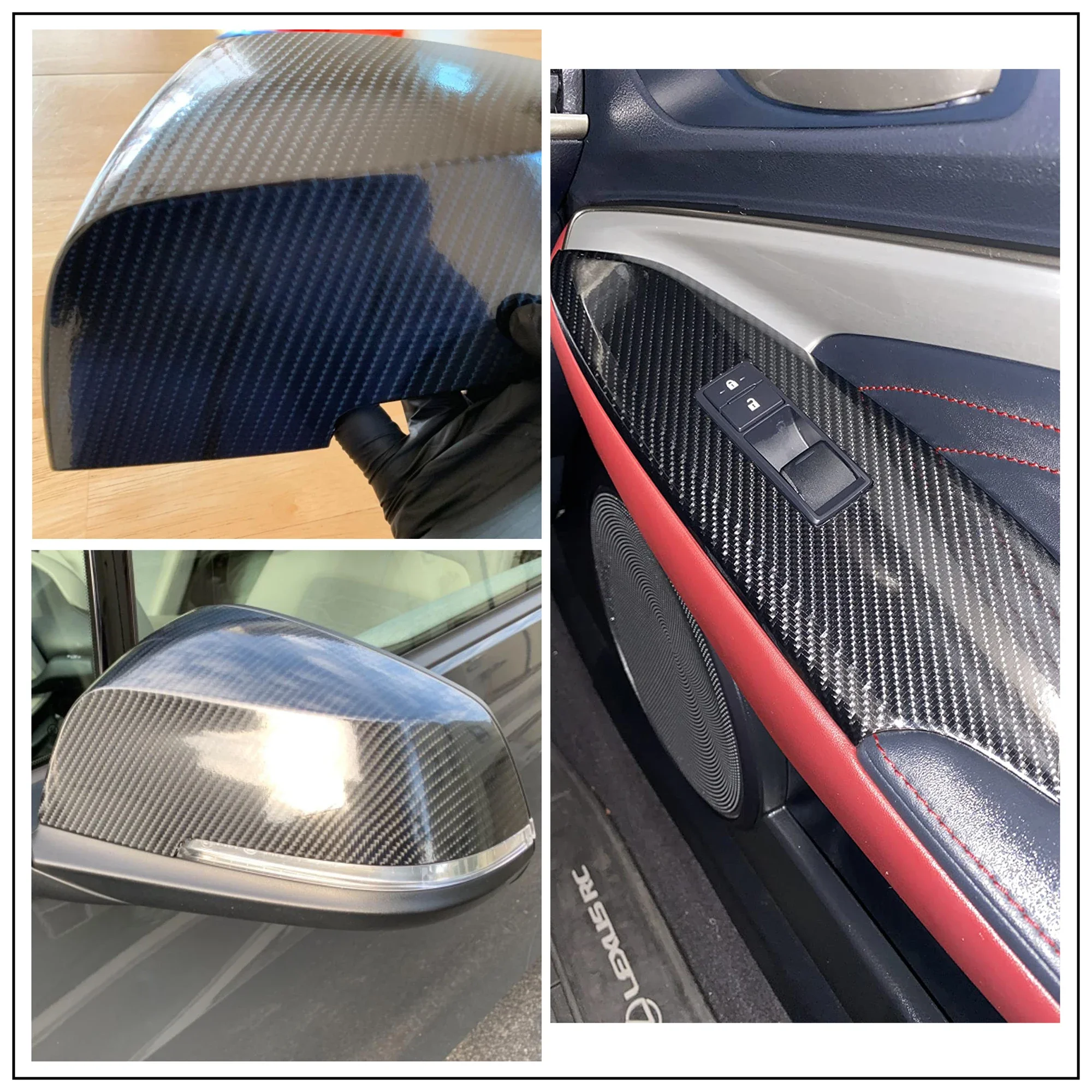 Glossy Carbon Fiber Wrapping V - Fep Film recension och pris