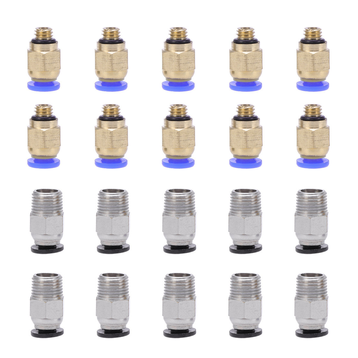 20Pcs Pneumatic Push Connector - Extruder recension och pris