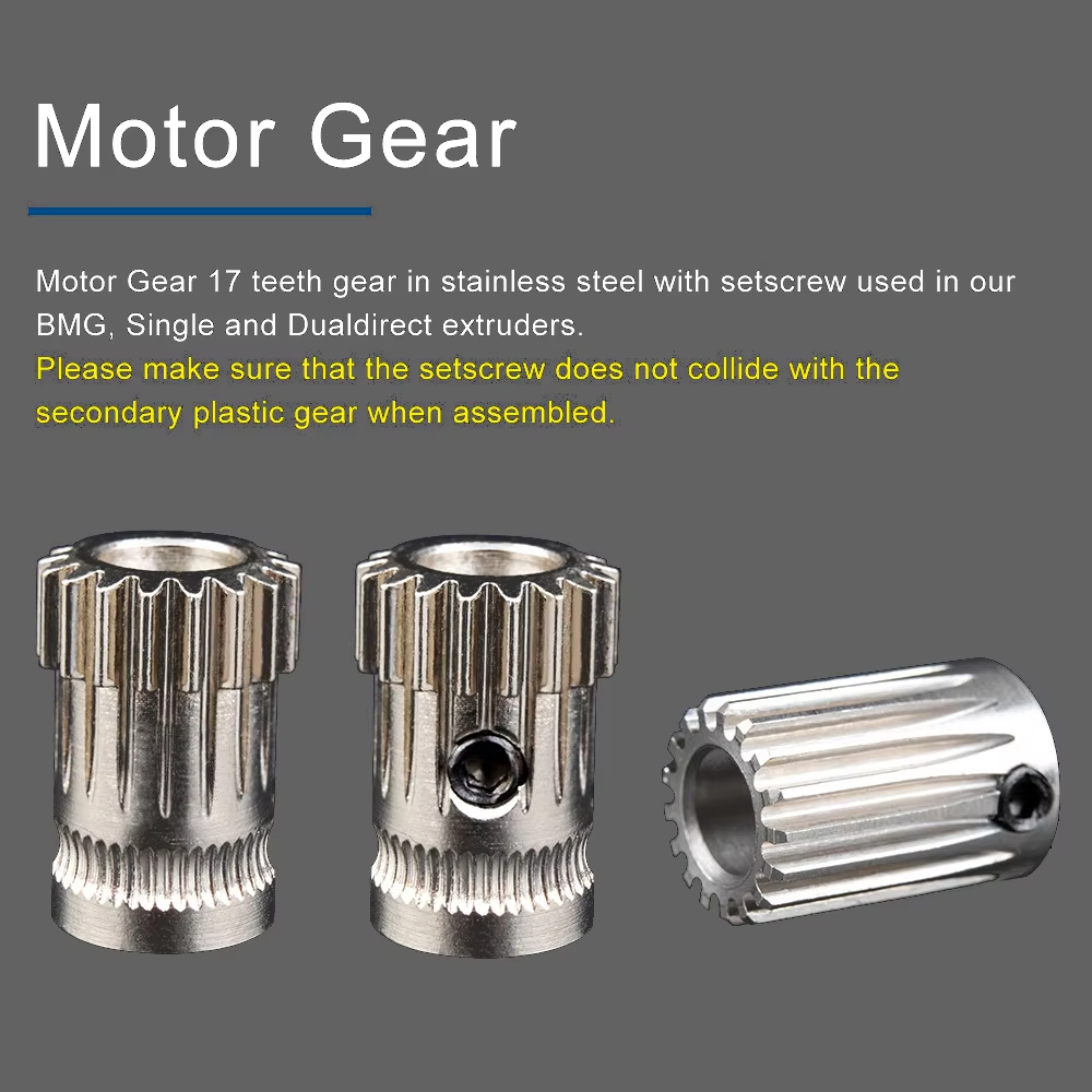 Dual Drive Gear Hardened Steel - Direct Drive Extruder recension och pris