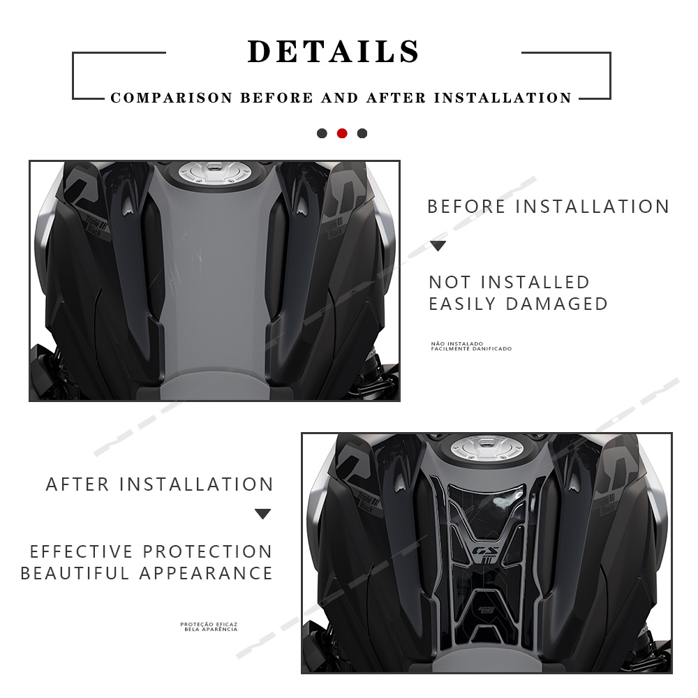 For BMW R 1300 GS Triple Black - Resin Vat recension och pris
